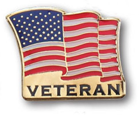 veteran lapel pin