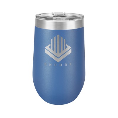 16 Oz. Blue Polar Camel Stemless Tumbler