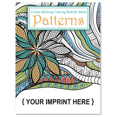 Stress Reliever Patterns Coloring Book for Adults