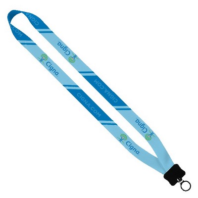3/4" Dye-Sublimated Waffle Weave Lanyard